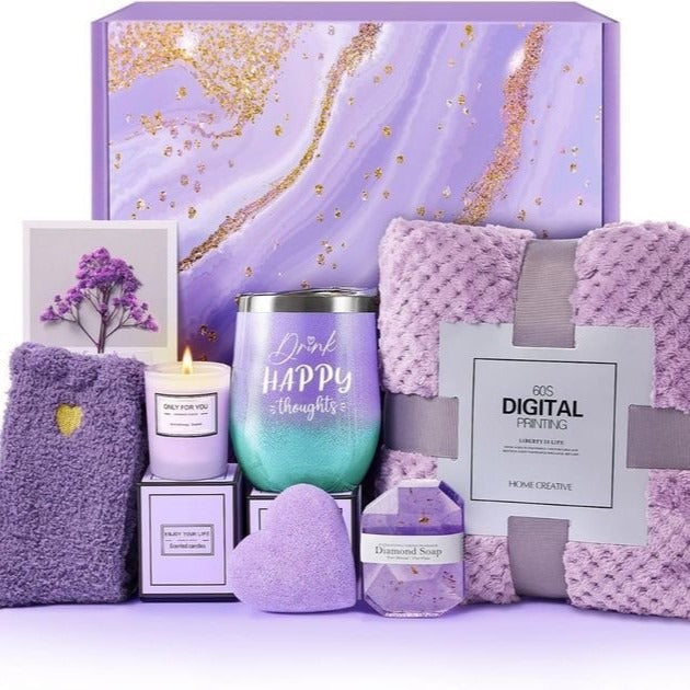 Aromatherapy Candle Soap Bath Gift Set for Women