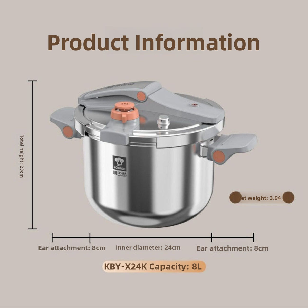 New type of household pressure cooker teemdrop