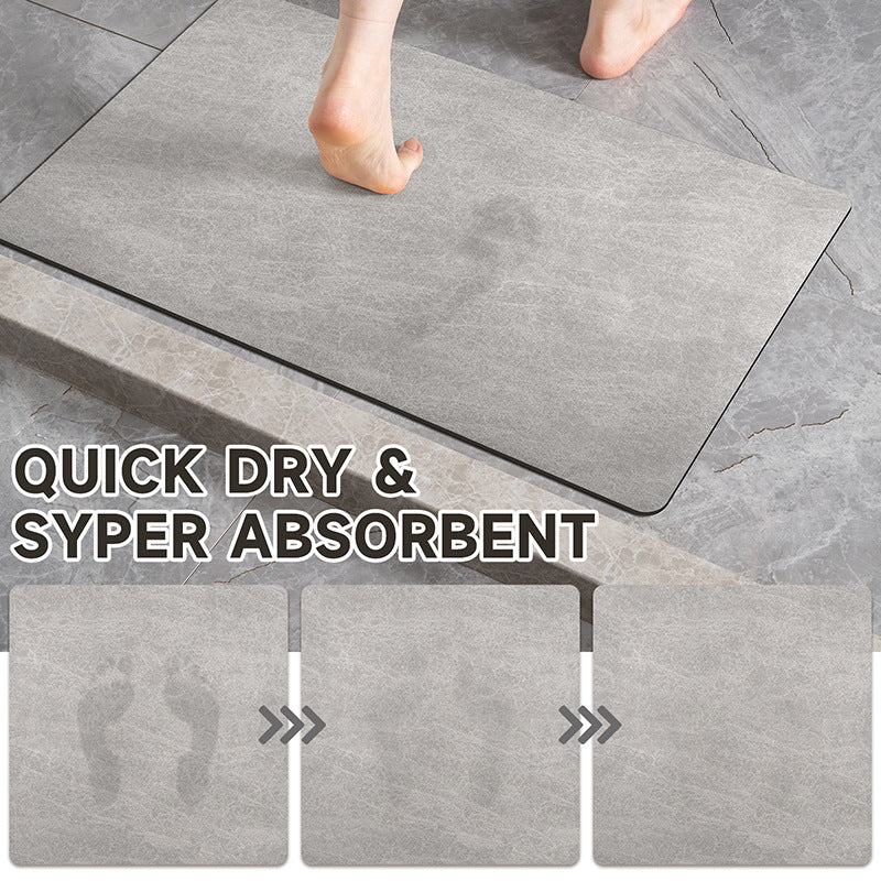 Quick-Dry Plush Bath Mat Floor Mat