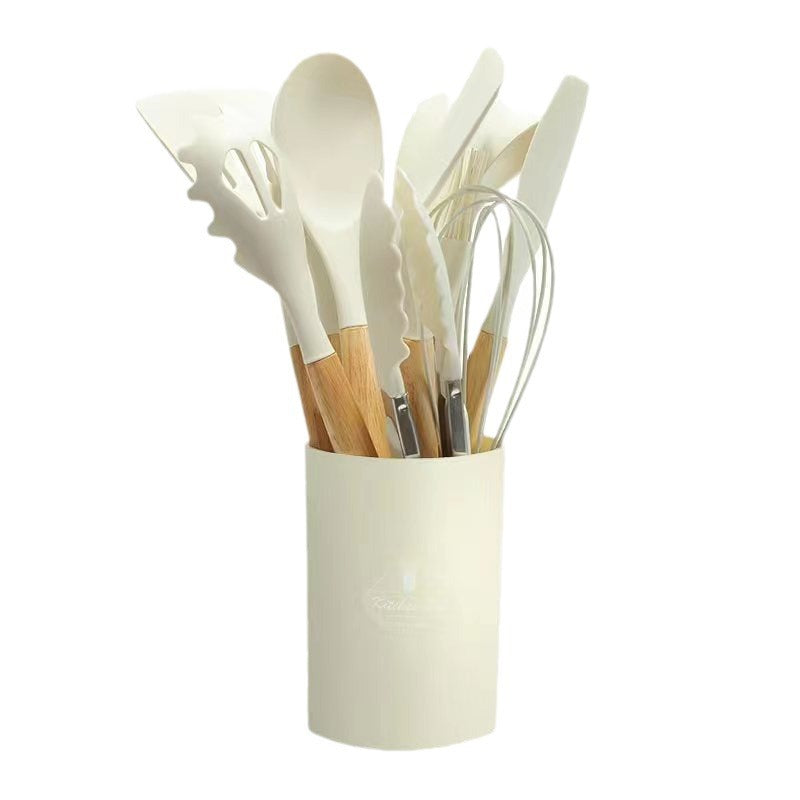 Wooden Handle Silicone Kitchenware