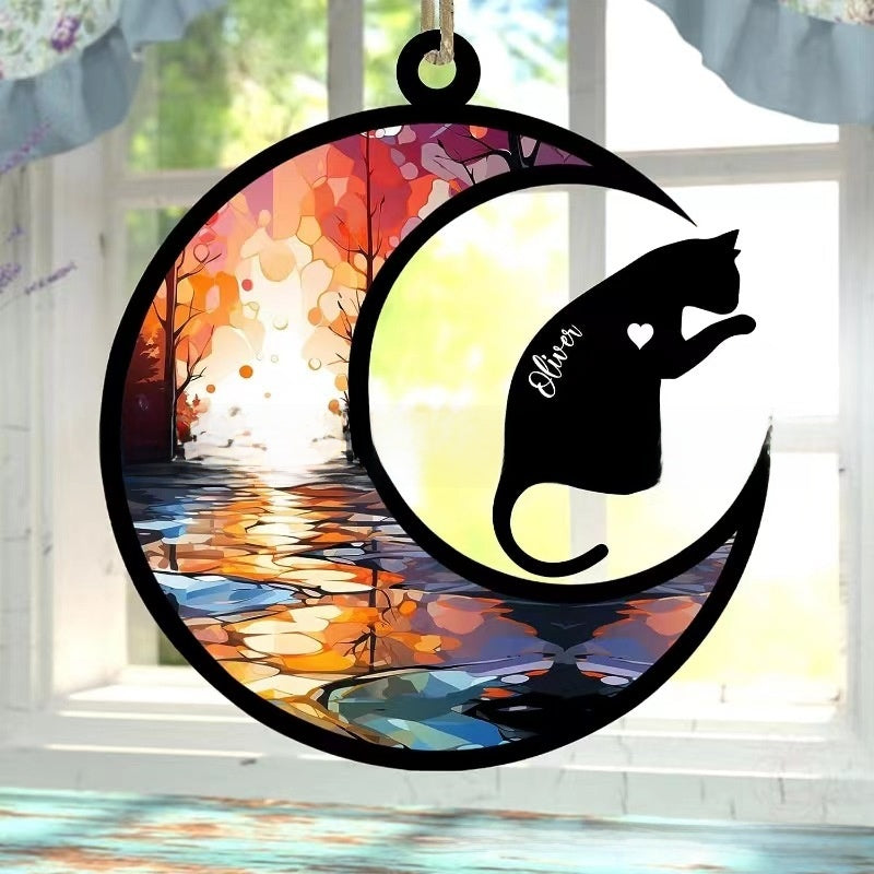 Dog Cat Window Hanging Ornament Personalized Gift