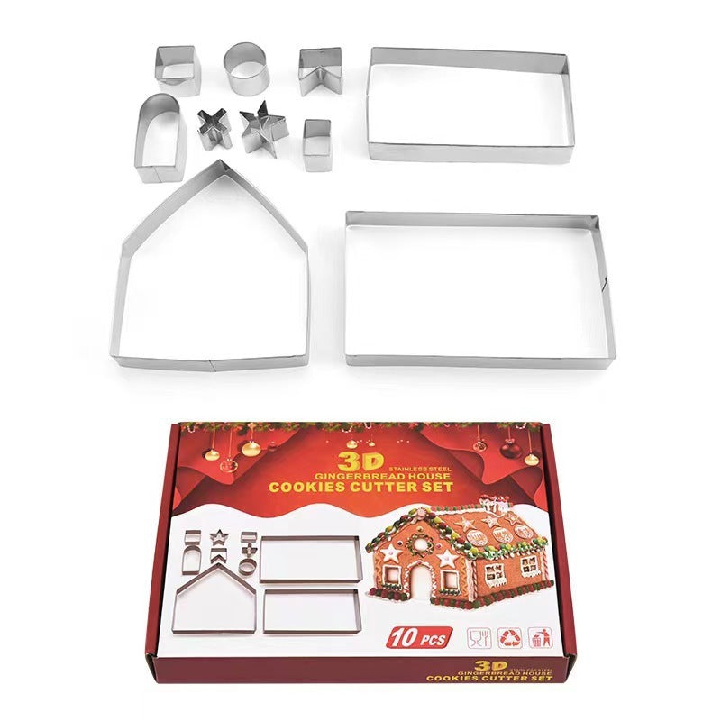 Stainless steel 3D three-dimensional cookie cutter teemdrop