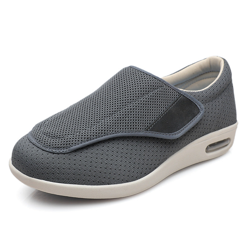Breathable Mesh Casual Shoes with Magic Patch Closure Lightweight MD Sole for Men Women