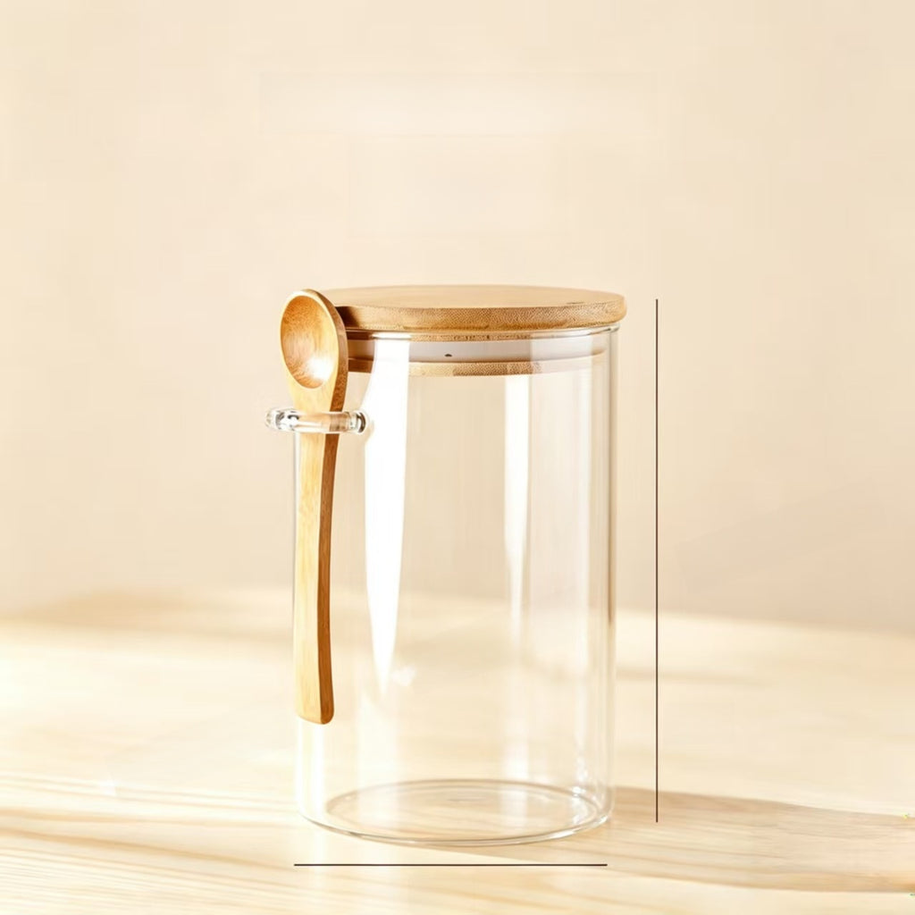 Glass Food Storage Jar
