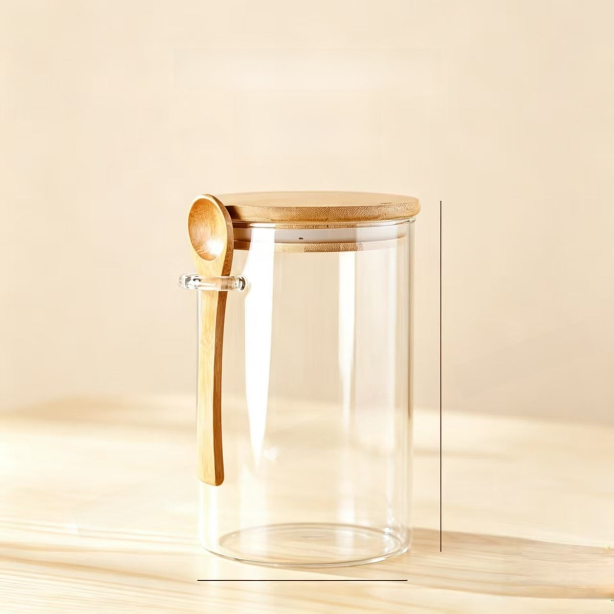 Glass Food Storage Jar
