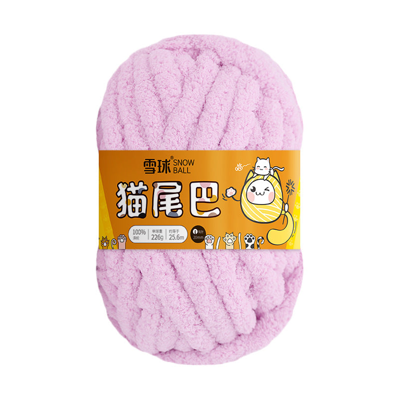 Thick Woolen Ribbon Yarn for Hand Knitting