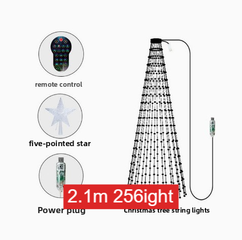 Christmas Tree Lights RGB Color teemdrop