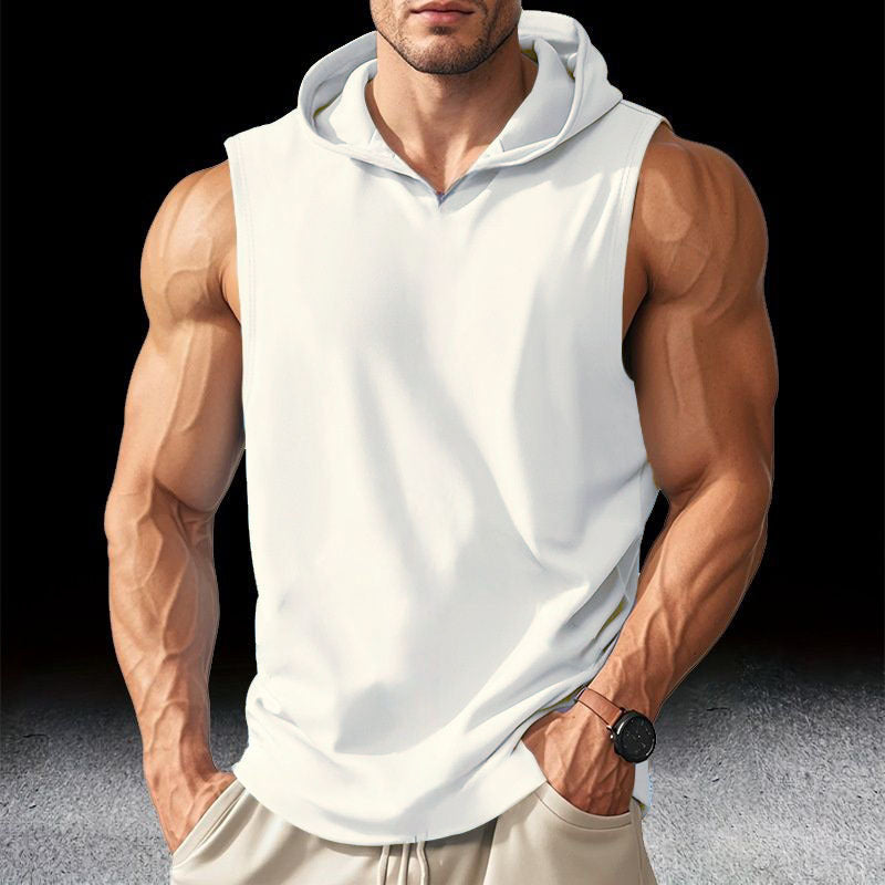 Lightweight Sleeveless Hooded Vest for Men