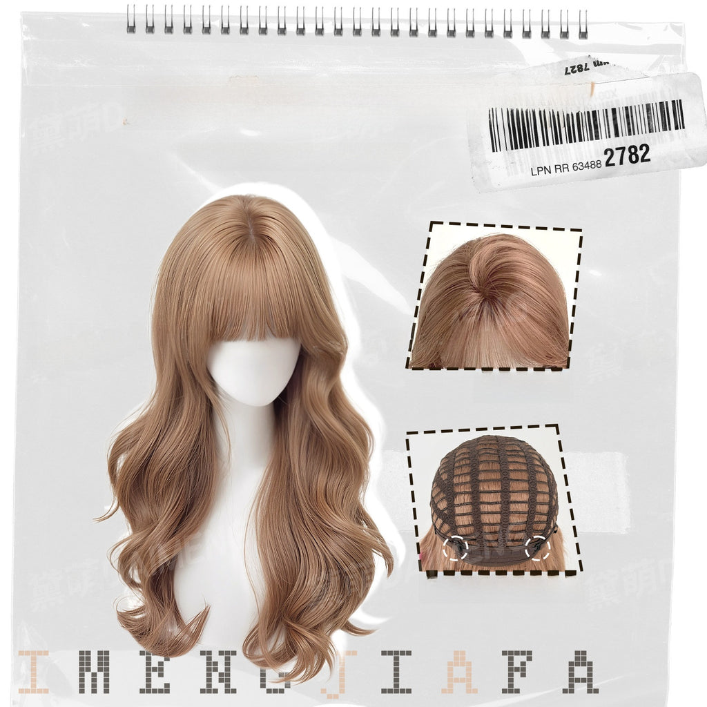 Wig Full Head Big Wave Daily Full Top Full Head Cover