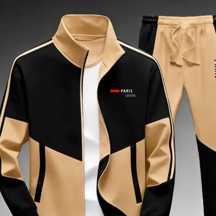 Zippered pants for casual wear, men's style teemdrop