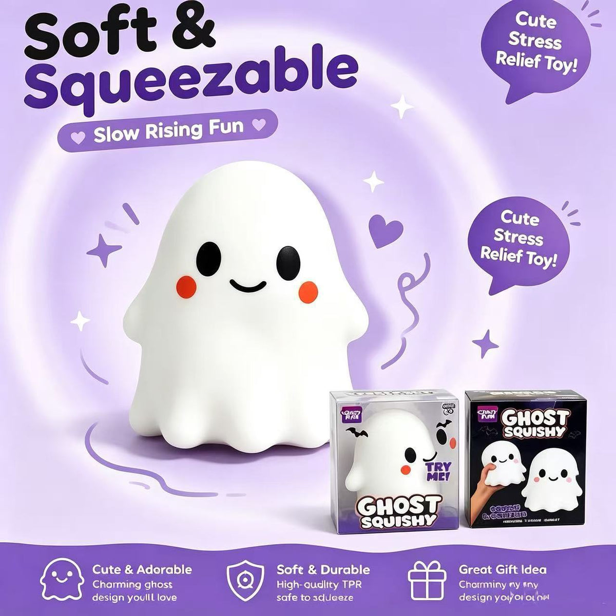 Ghost soft toy teemdrop