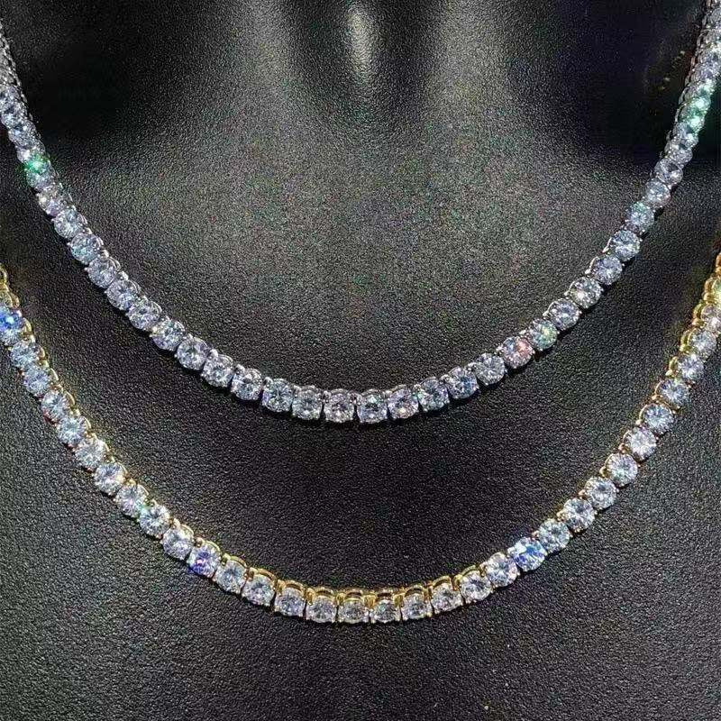 Rhinestone Single Row Necklace