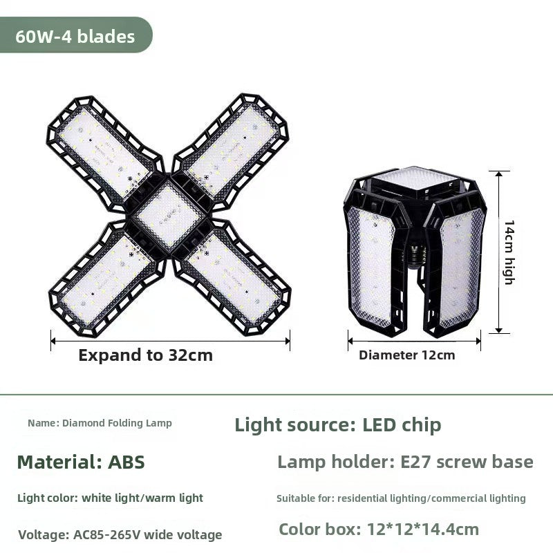 Flexible lamp folding bulb lamp teemdrop