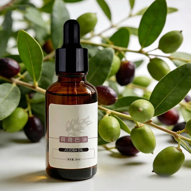 100% Pure Cold Pressed Jojoba Oil For Face Skin Body Hair Massage 30ml teemdrop