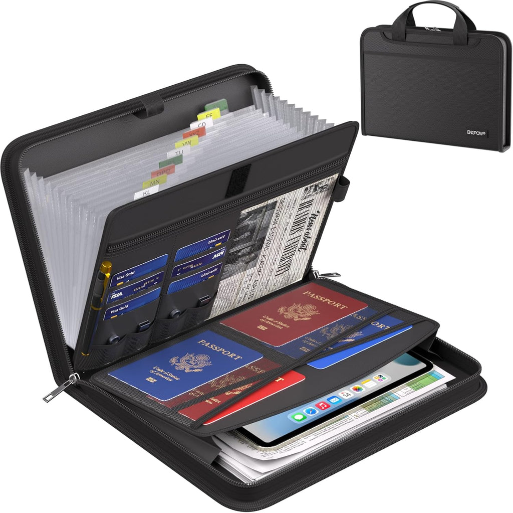 Fireproof Waterproof Expandable File Organizer