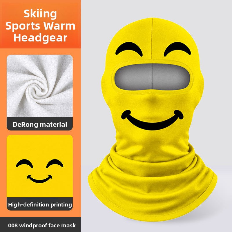 3D Digital Printed Milk Silk Balaclava Ski Motorcycle Face Mask teemdrop