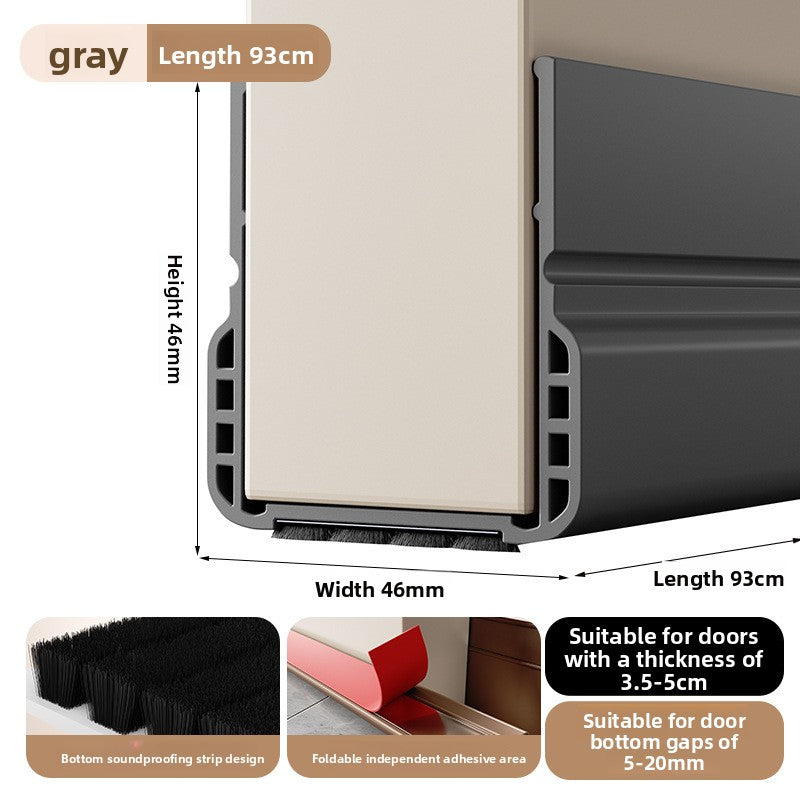 Self-Adhesive Under Door Draft Stopper Weather Stripping Seal Strip teemdrop