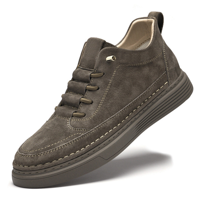 Genuine leather casual shoes teemdrop