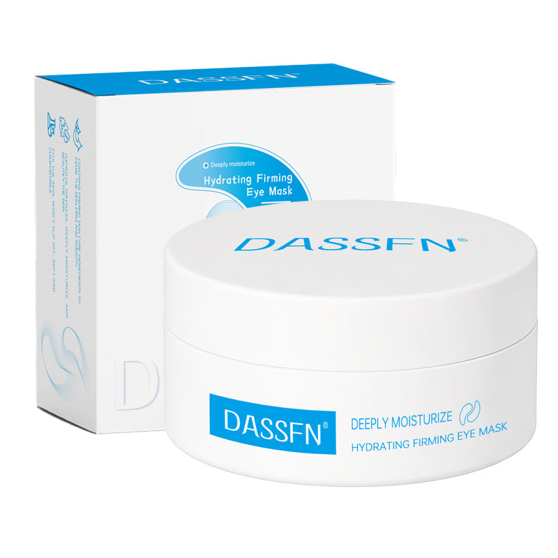 Gold eye mask for dark circles and hydration