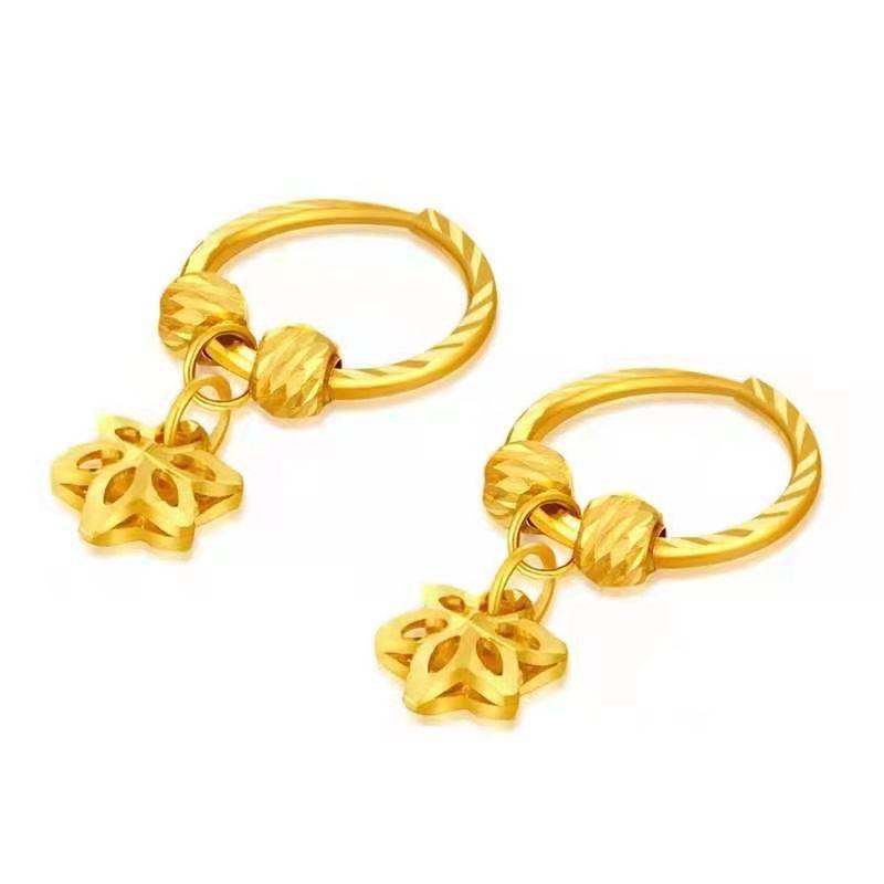 Women's Gold-Plated Alloy Earrings