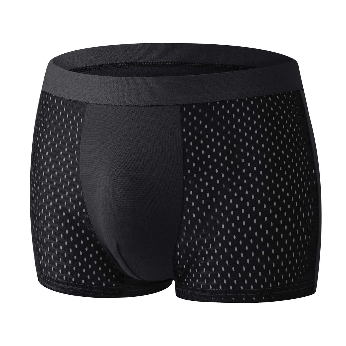 Men Ice Silk Boxer Briefs Breathable Cooling Thin Underwear teemdrop