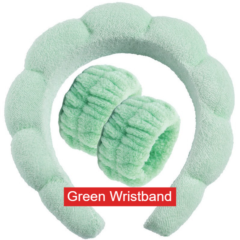 Lady's velvet sponge hairband teemdrop