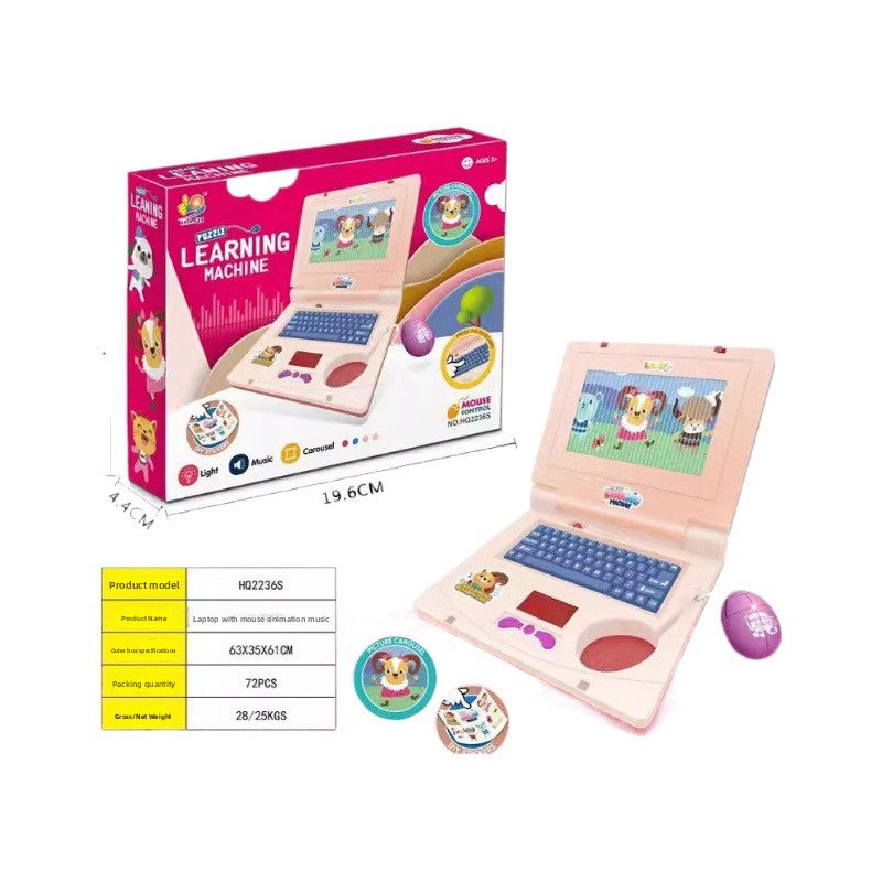 Simulation Notebook with Lights and Music for Early Learning