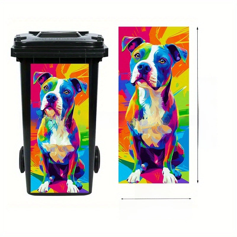 Self-Adhesive Waterproof Vinyl Trash Can Sticker teemdrop