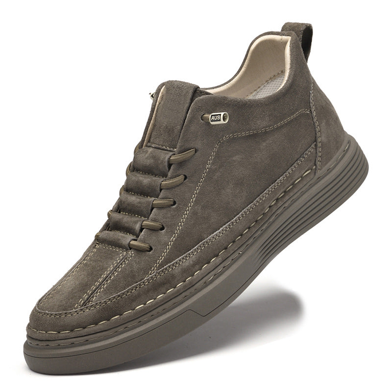 Genuine leather casual shoes teemdrop