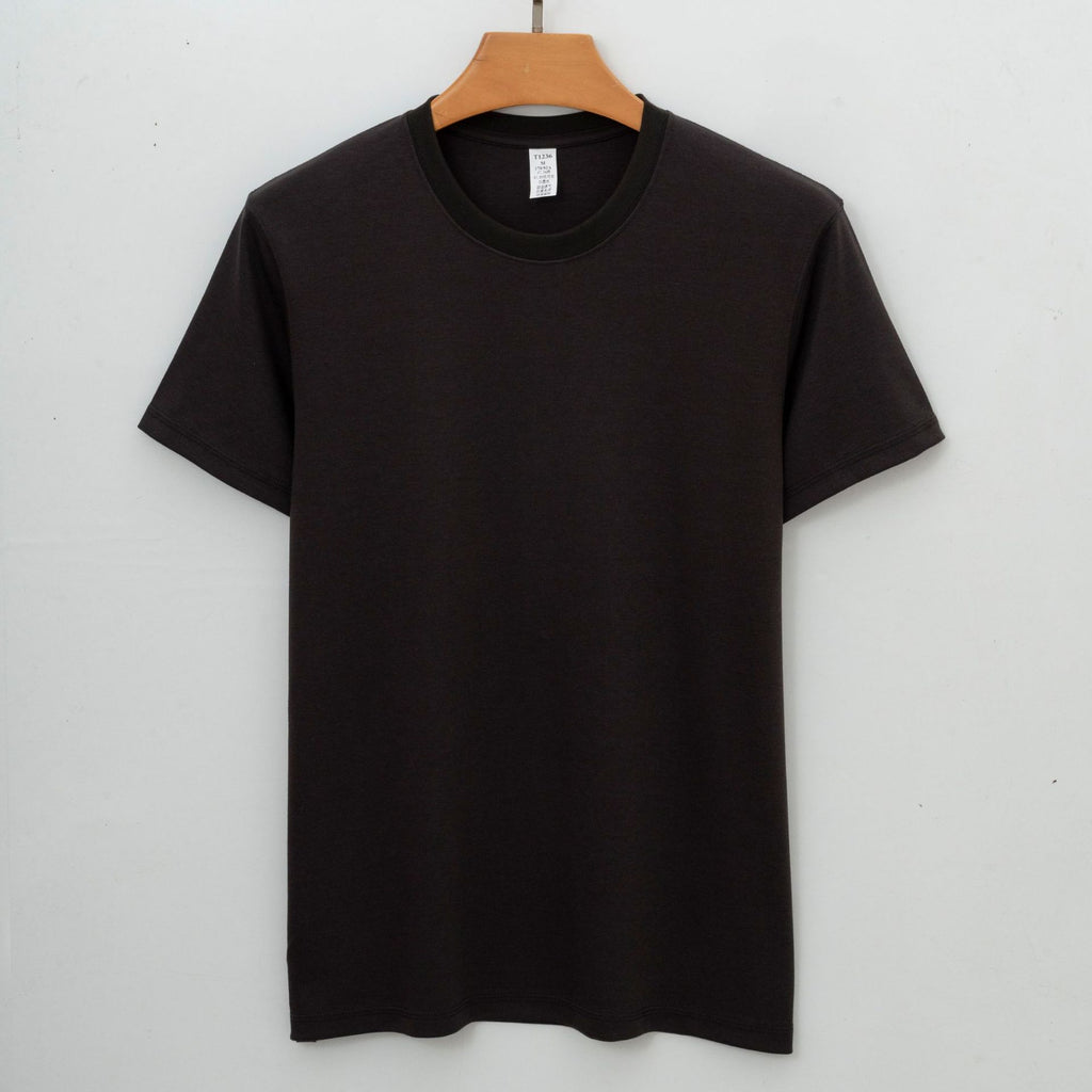 Men's Antibacterial Modal Cotton Wrinkle-Free Casual Short Sleeve Tee