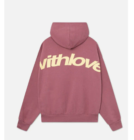 Women's Oversized Large Letter Print Hoodie Long Sleeve Pullover Sweatshirt with Hood teemdrop