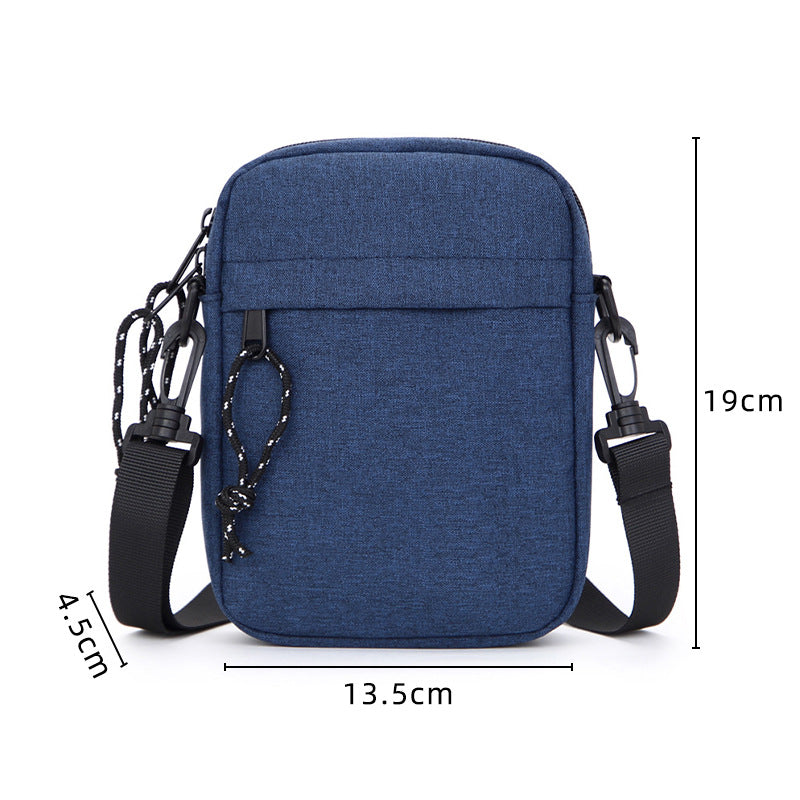 Waterproof Oxford Cloth Men's Crossbody Shoulder Bag Portable Mini Casual Purse