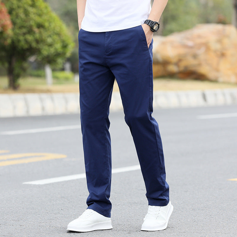 Men's Straight-Leg Stretch Casual Business Pants teemdrop