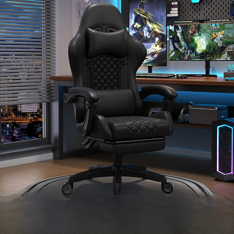 Ergonomic Gaming Chair with Footrest