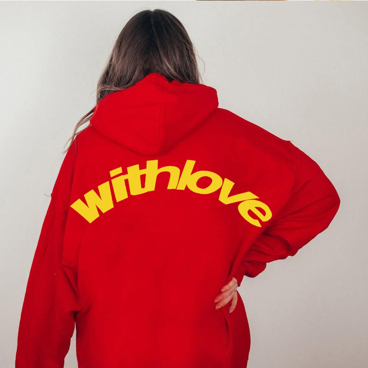 Women's Oversized Large Letter Print Hoodie Long Sleeve Pullover Sweatshirt with Hood teemdrop