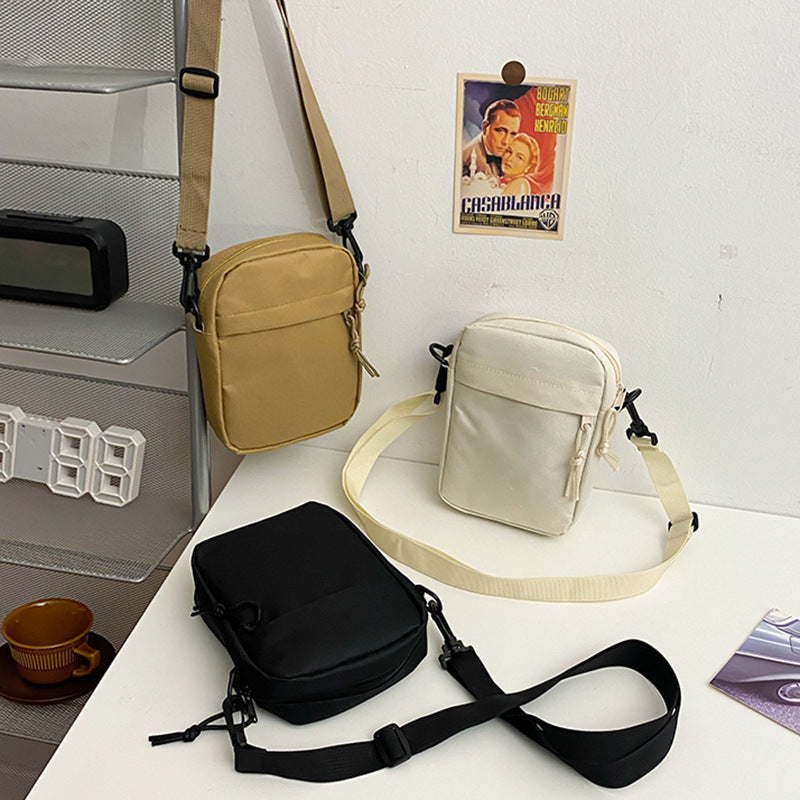Unisex Oxford Cloth Urban Simple Crossbody Shoulder Backpack Bag teemdrop