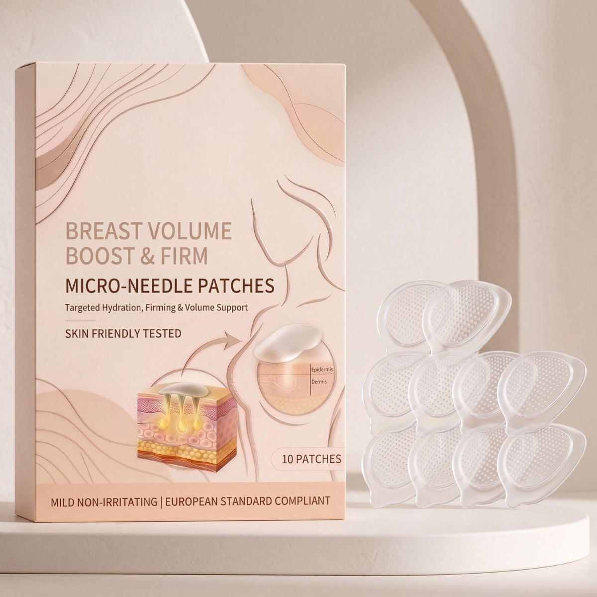 Gentle Breast Care Patch Lightweight Breathable Skin Soothing Patches teemdrop