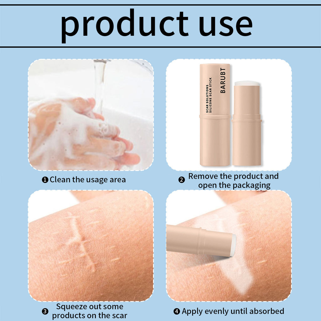 Gentle Silicone Scar Removal Stick for Facial Skin Repair and Smoothing teemdrop