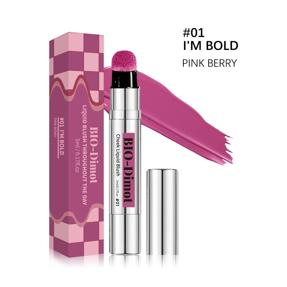 Natural Finish Waterproof Liquid Blush teemdrop