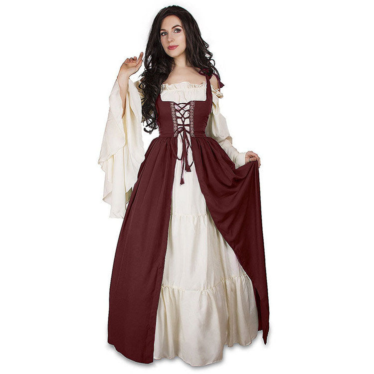 Medieval Court Two-Piece Performance Dress