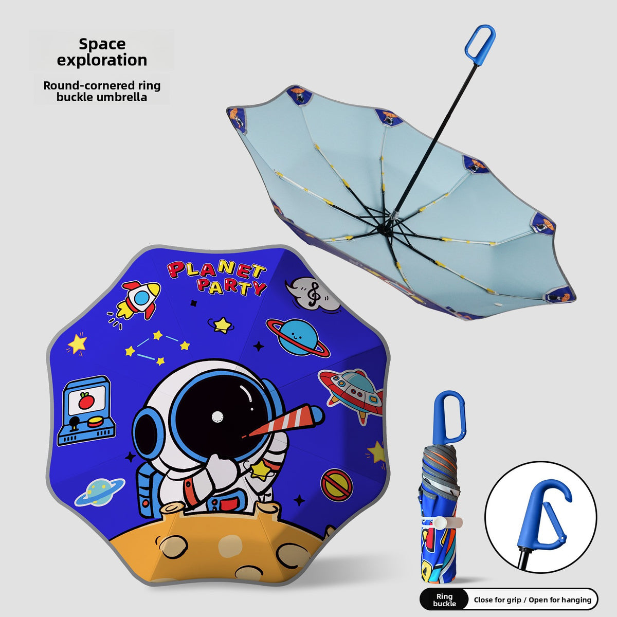 Childrens Umbrella with Safety Design