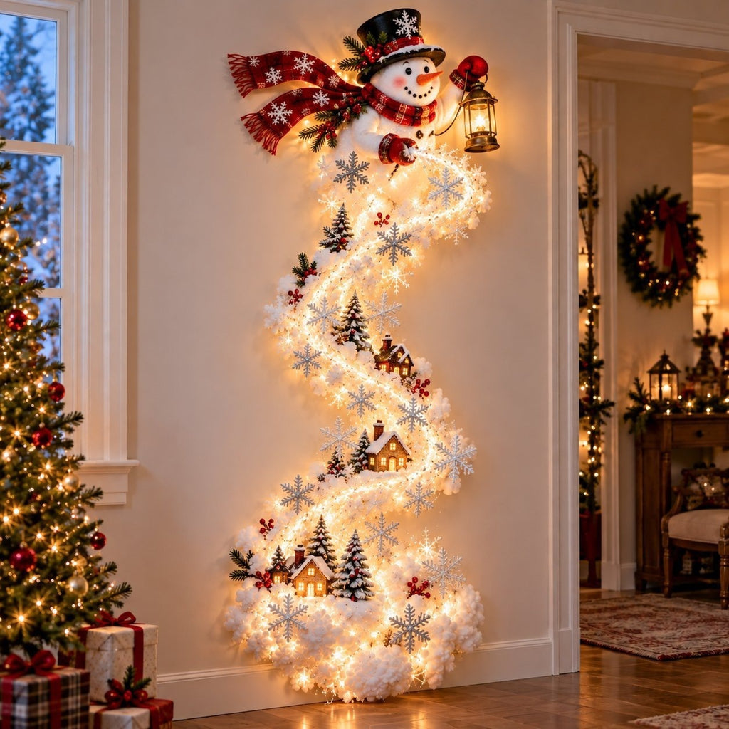 DIY Christmas Magic Trail LED Wall Light
