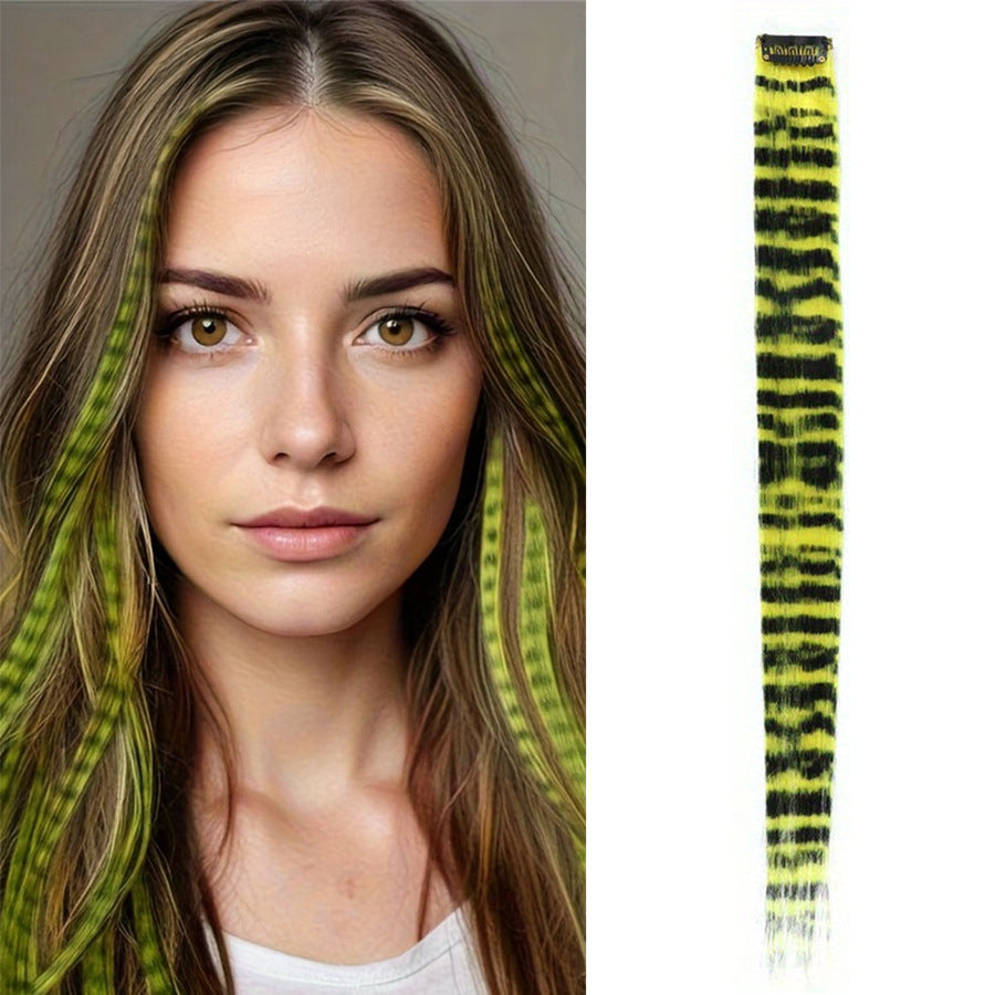 Ear-hook dye wig teemdrop