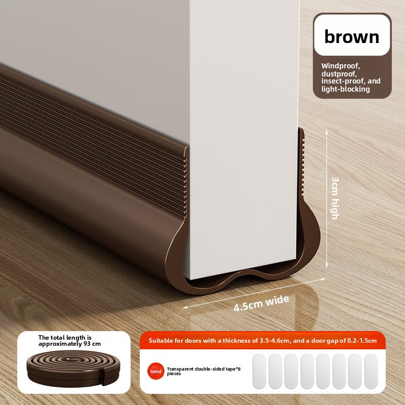 Self-Adhesive Under Door Draft Stopper Weather Stripping Seal Strip teemdrop