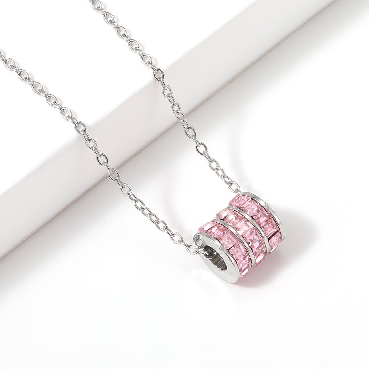 Birthstone Stainless Steel Adjustable Necklace