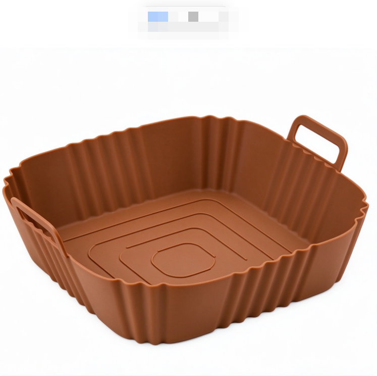 Foldable Food Grade Silicone Air Fryer Baking Mat