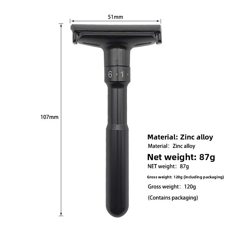 Manual Double-Edged Shaving Razor