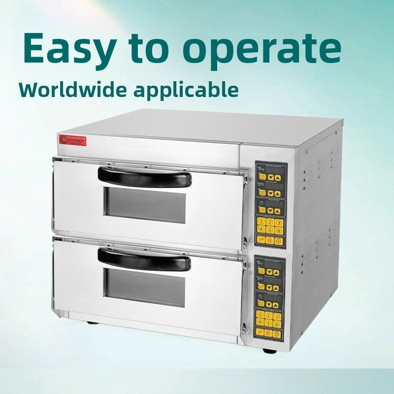 Commercial Electric Gas Pizza Baking Oven