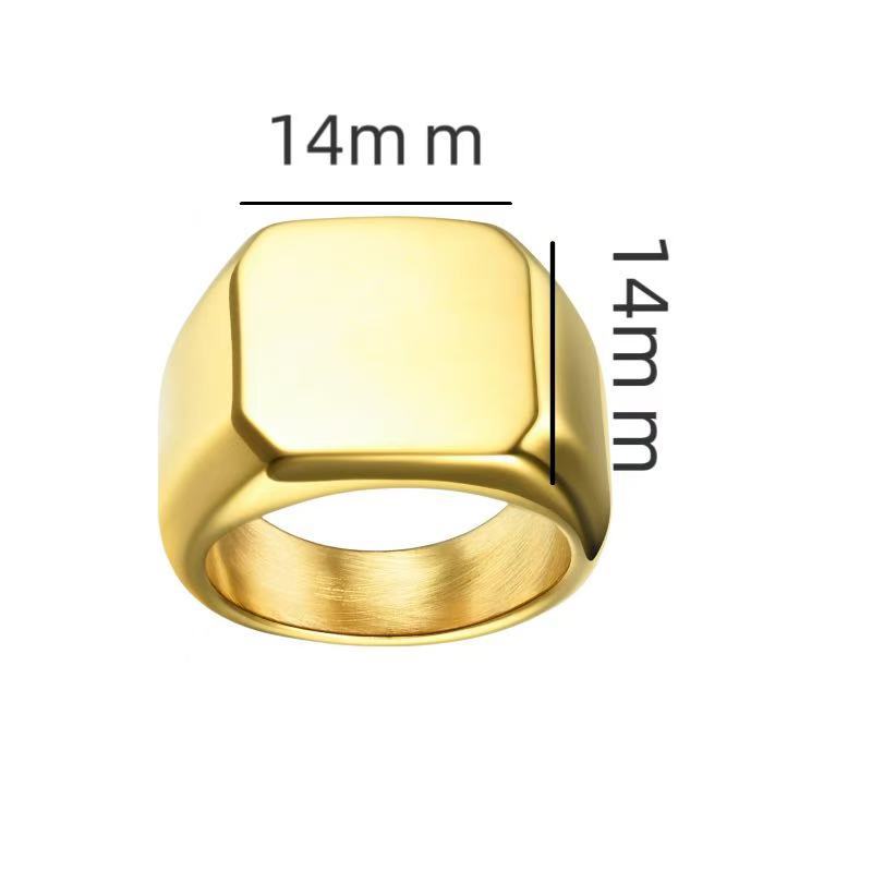 Stainless steel ring jewelry