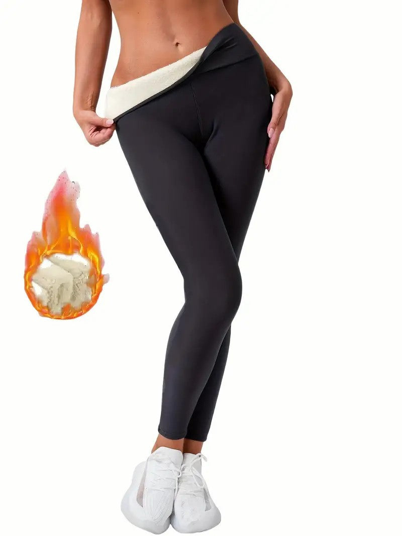 Thick Velvet High-Waisted Warm Yoga Leggings